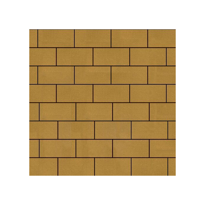 Тротуарная плитка Steinrus Прямоугольник Лайн 200х100х40 мм Желтый