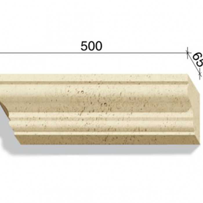 Угловой элемент для наличников и карнизов White Hills Тиволи 725-11, 500*65*130