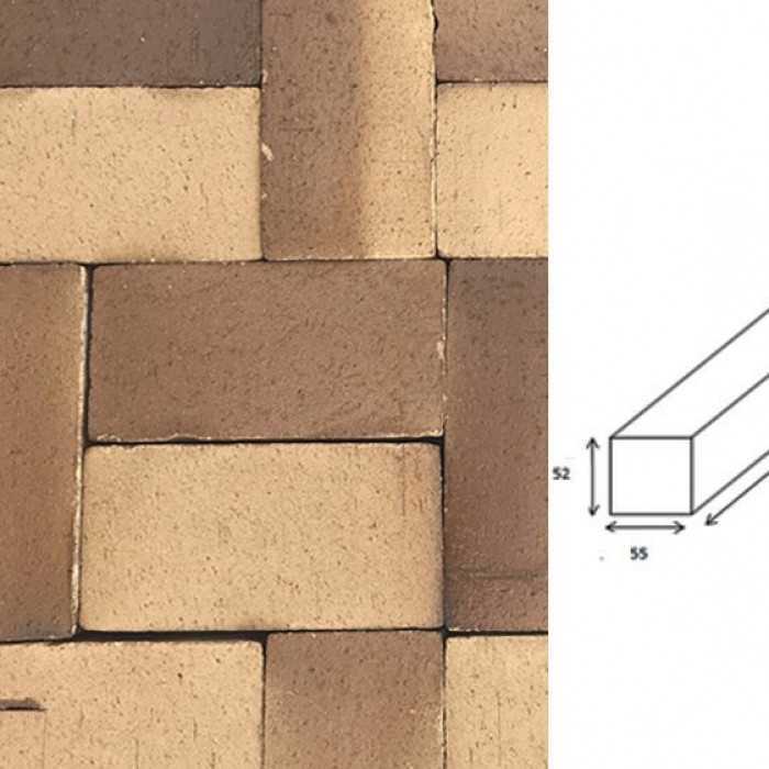 Клинкерная брусчатка Muhr №07 Herbstlaub, 240x55x52 мм